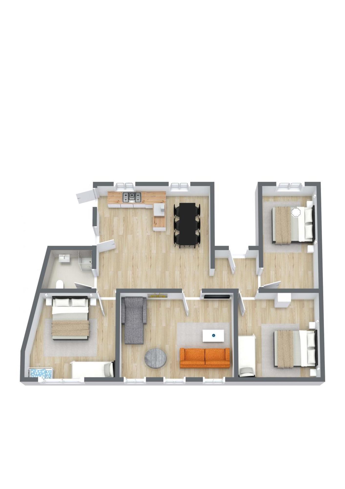 Large Apartment In Central Copenhagen By Tivoli Gardens Camera foto